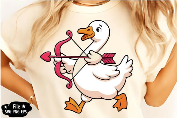 Download Cute Valentine Goose SVG, PNG, EPS - Cute valentine Collection