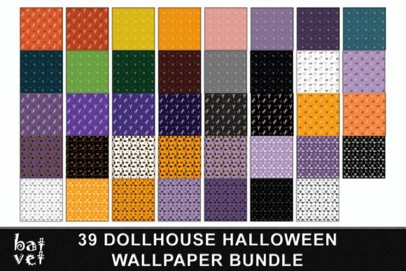 Download Dollhouse Halloween Wallpaper Bundle - Wall Collection